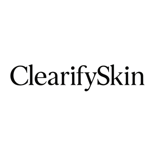 ClearifySkin logo in black text on a white background
